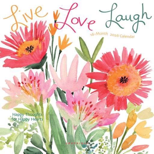 Live Love Laugh 2026 Mini Wall Calendar