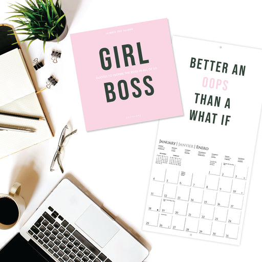Girl Boss 2026 Mini Wall Calendar