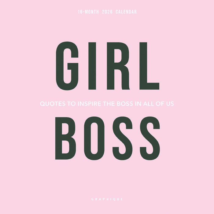 Girl Boss 2026 Mini Wall Calendar