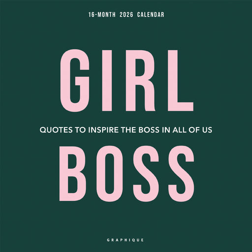 Girl Boss 2026 Square Wall Calendar