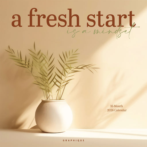 A Fresh Start 2026 Square Wall Calendar