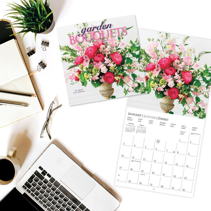 Garden Bouquets 2027 Mini Wall Calendar