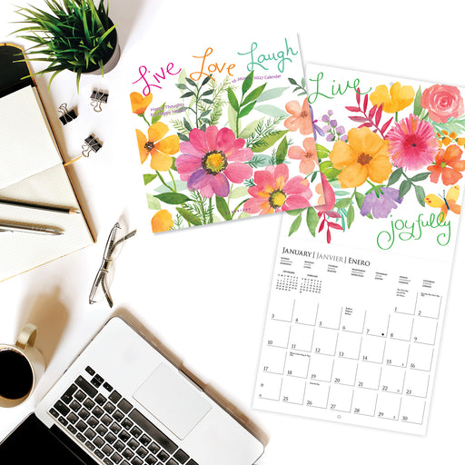 Live Love Laugh 2027 Square Wall Calendar