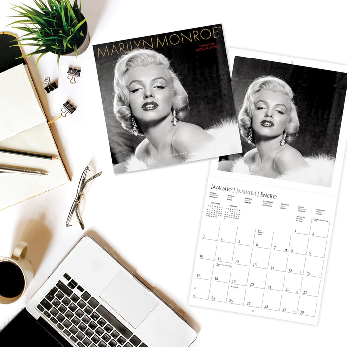 Marilyn Monroe 2027 Mini Wall Calendar