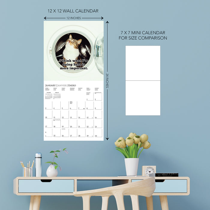 Nuthin But Trouble 2027 Square Wall Calendar