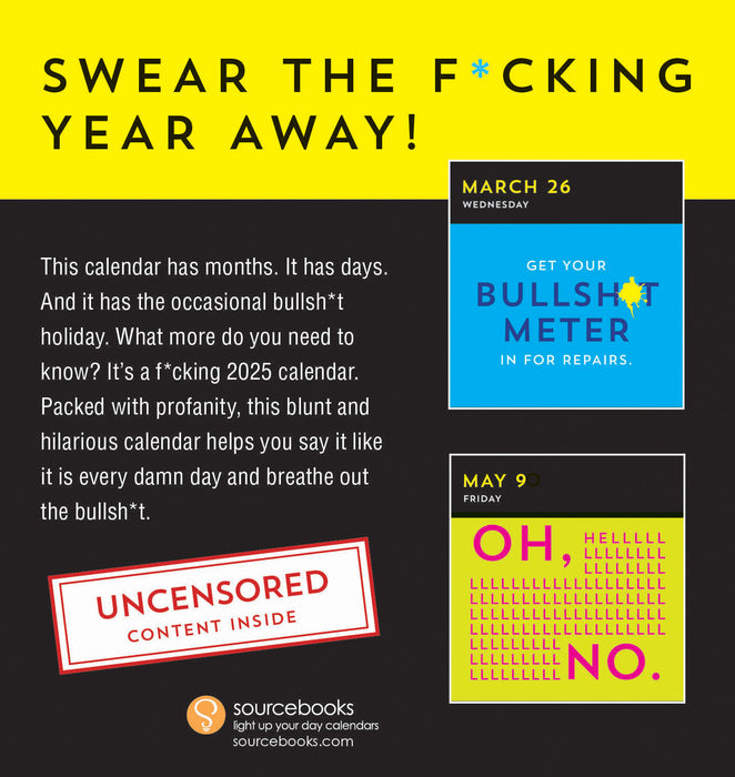 2025 A F*cking Boxed Page-A-Day Calendar