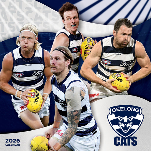AFL Geelong Cats 2026 Square Wall Calendar