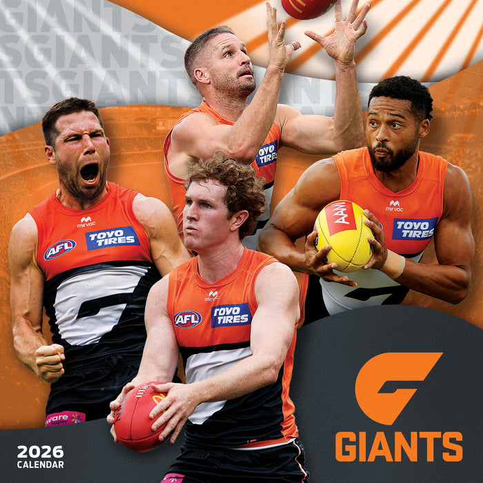 AFL Greater Western Sydney 2026 Square Wall Calendar