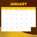 AFL Hawthorn Hawks 2026 Square Wall Calendar