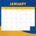 AFL West Coast Eagles 2026 Square Wall Calendar