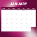 NRL Manly Sea Eagles 2026 Square Wall Calendar