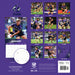 NRL Melbourne Storm 2026 Square Wall Calendar