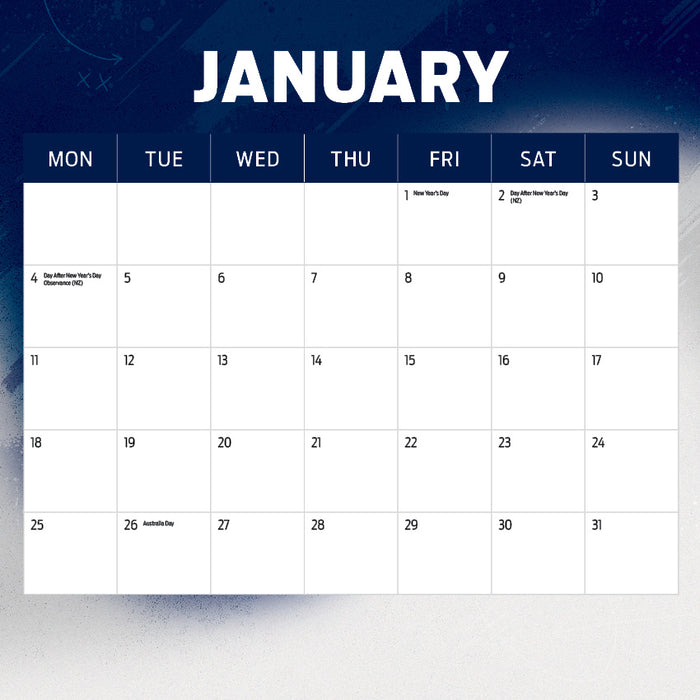 AFL Geelong Cats 2027 Square Wall Calendar