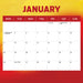 AFL Gold Coast Suns 2027 Square Wall Calendar
