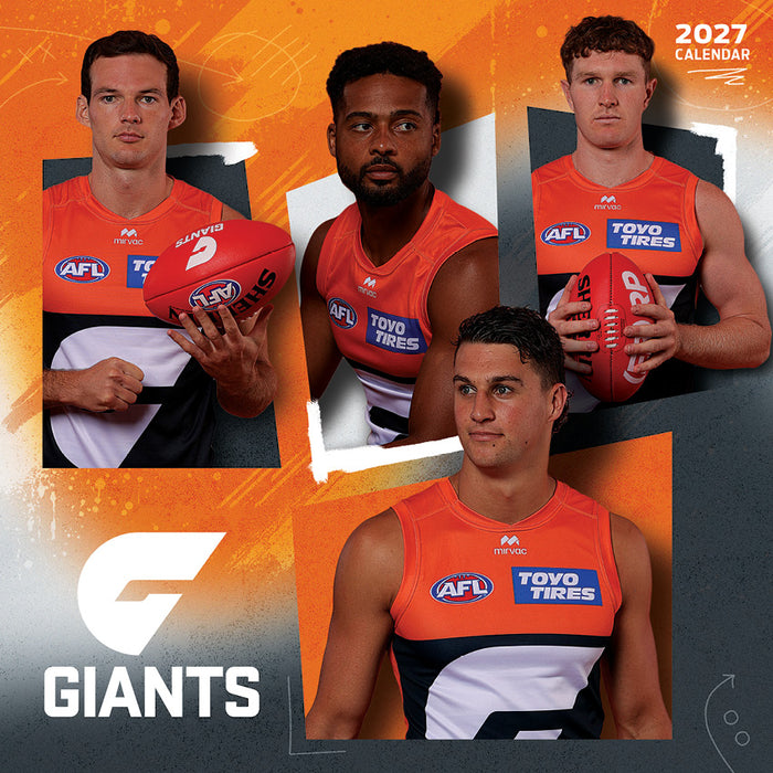 AFL Greater Western Sydney 2027 Square Wall Calendar