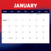AFL Melbourne Demons 2027 Square Wall Calendar