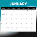 AFL Port Adelaide Power 2027 Square Wall Calendar