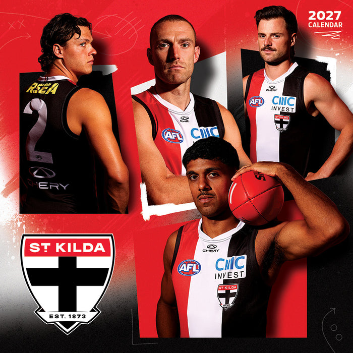 AFL St Kilda Saints 2027 Square Wall Calendar