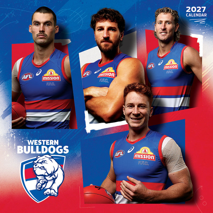 AFL Western Bulldogs 2027 Square Wall Calendar