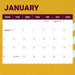 NRL Brisbane Broncos 2027 Square Wall Calendar