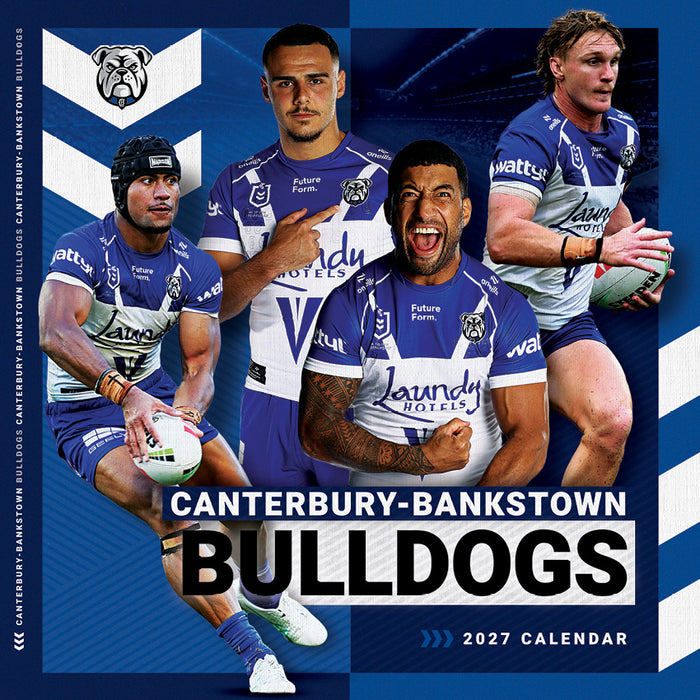 NRL Canterbury Bankstown 2027 Square Wall Calendar