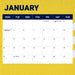 NRL Gold Coast Titans 2027 Square Wall Calendar