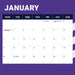 NRL Melbourne Storm 2027 Square Wall Calendar