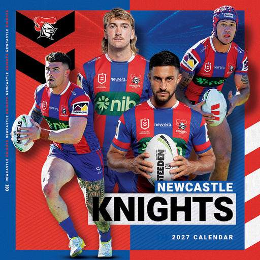 NRL Newcastle Knights 2027 Square Wall Calendar