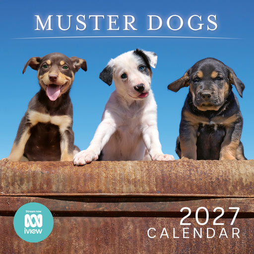 Muster Dogs 2027 Square Wall Calendar