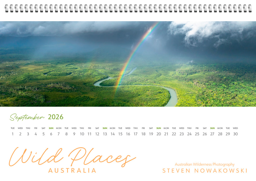 Wild Places of Australia 2026 Desk Easel