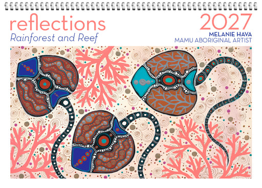Reflections Rainforest Reef 2027 Large Wall Calendar