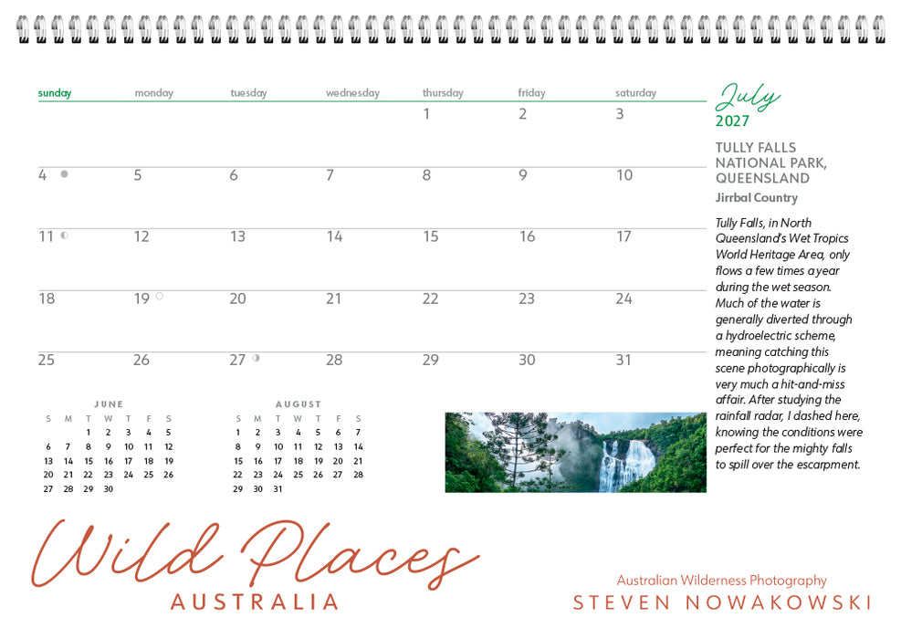 Wild Places of Australia 2027 Desk Organiser