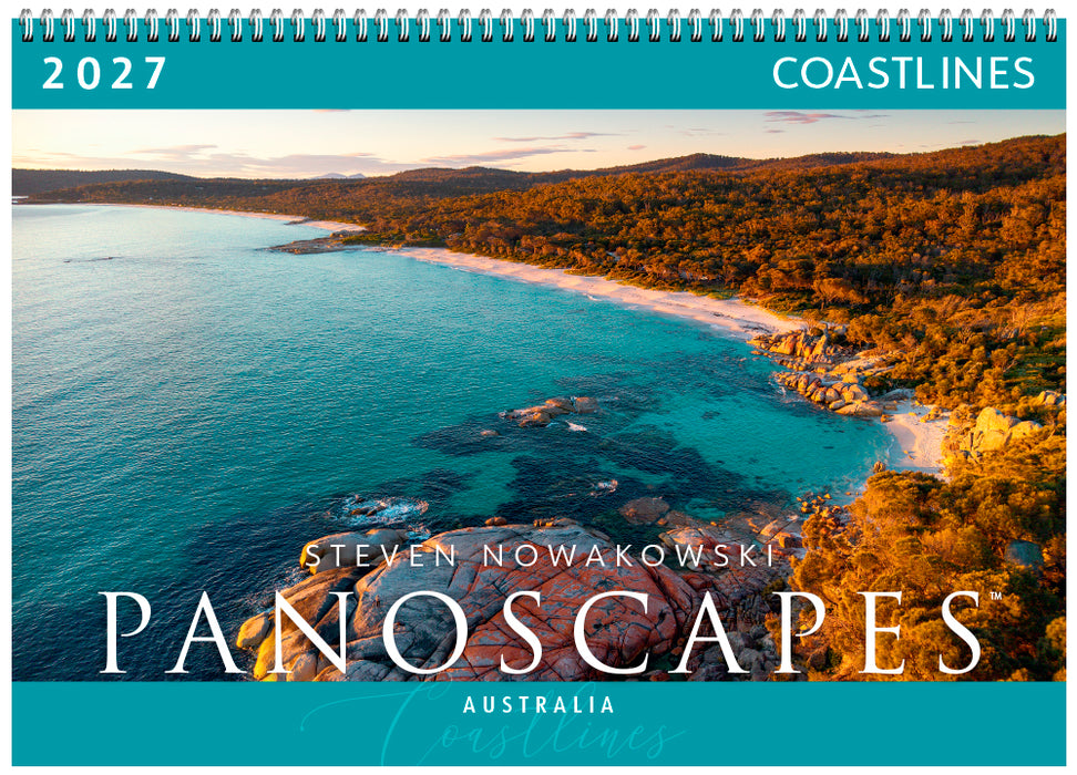 Coastlines Panoscapes 2027 Large Wall Calendar