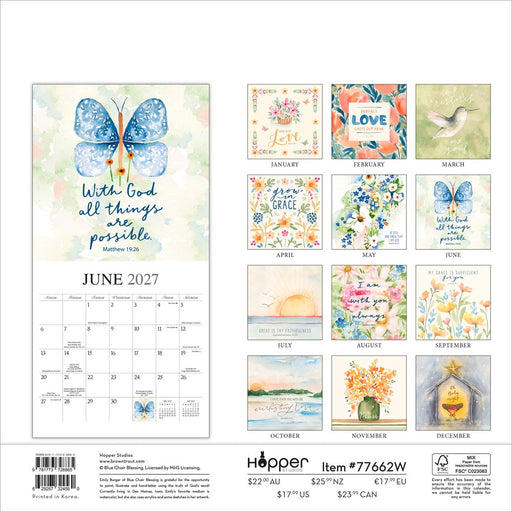 Faith 2027 Square Wall Calendar