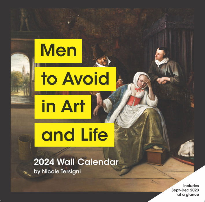 2024 Men to Avoid in Art and Life Wall Calendar