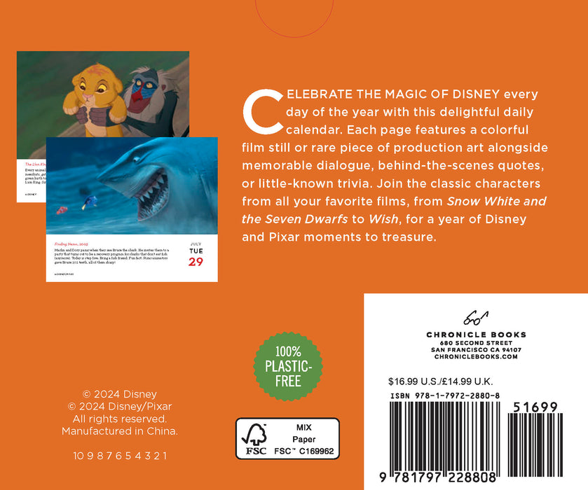 2025 Disney A Year of Animation Page-A-Day Calendar by  Chronicle Books from Calendar Club