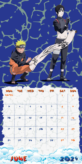 Naruto 2024 Wall Calendar - Jays Calendars