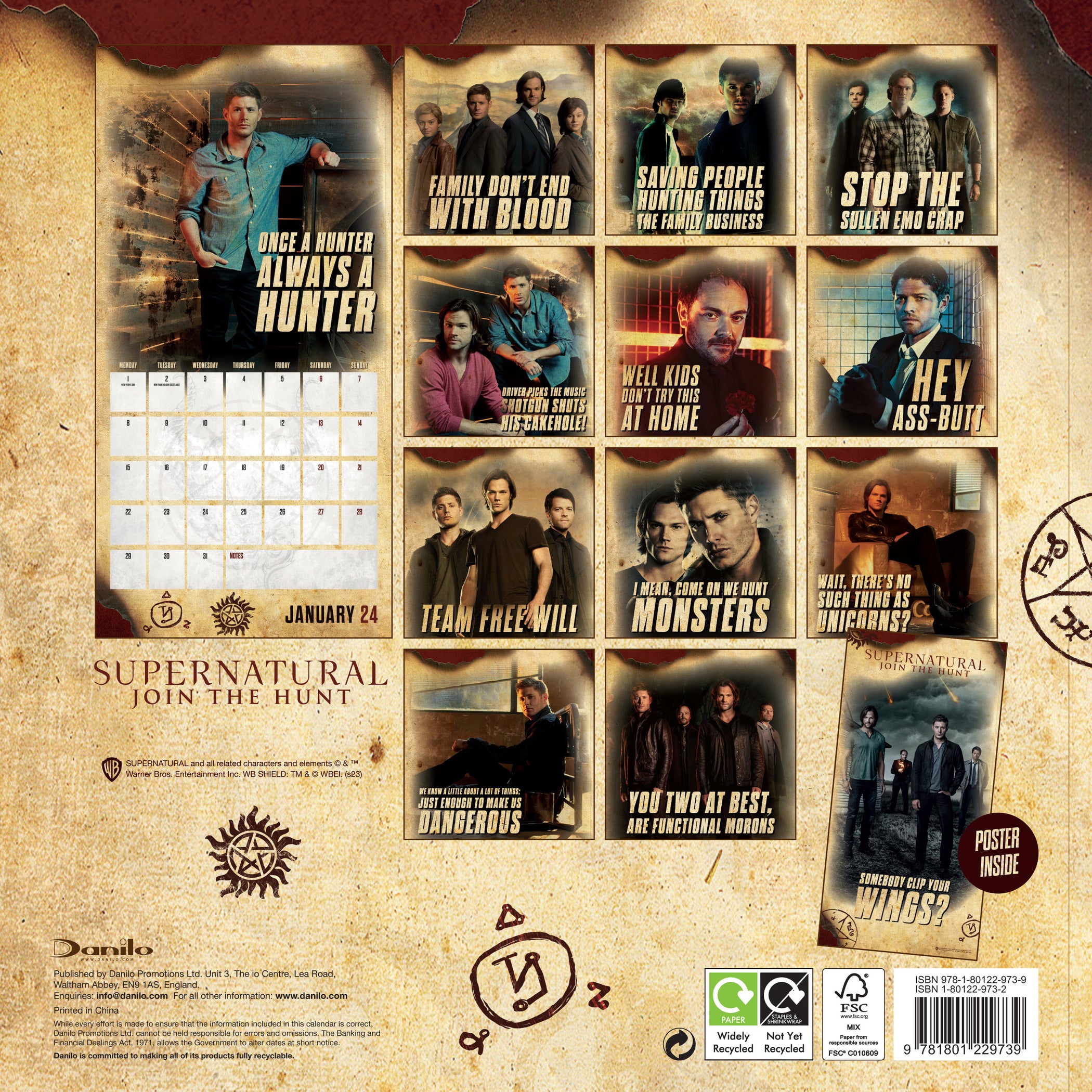 2024 Supernatural Wall Calendar — Calendar Club 2024 Supernatural Wall Calendar — Calendar Club