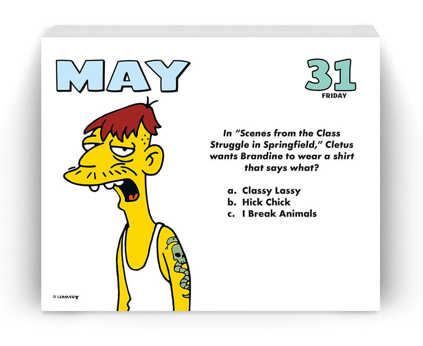 2024 The Simpsons PageADay — Calendar Club