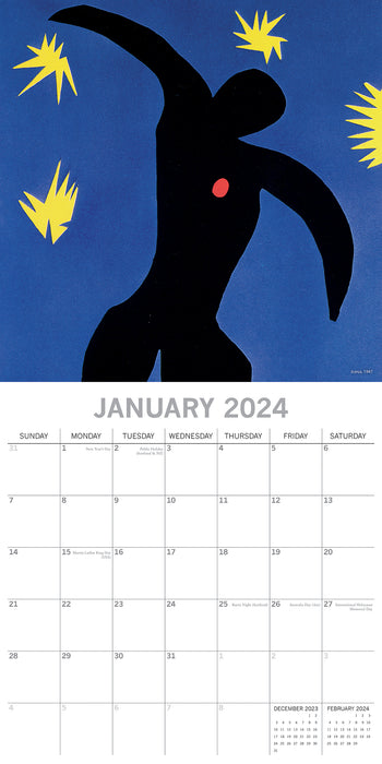2024 Matisse Wall Calendar (Online Exclusive)