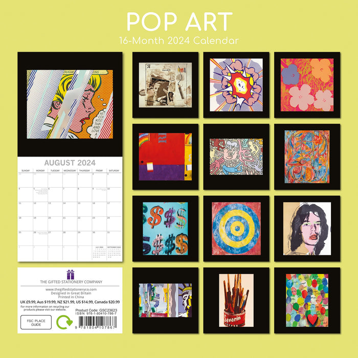 2024 Pop Art Wall Calendar (Online Exclusive)
