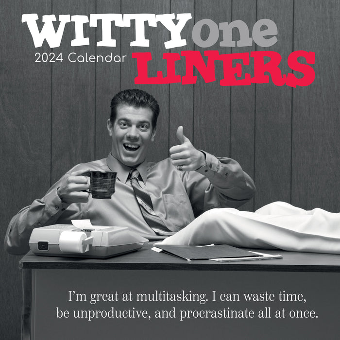 2024 Witty One Liners Wall Calendar (Online Exclusive)
