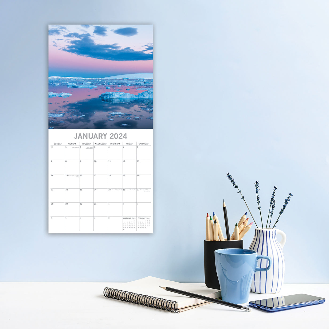 2024 Antarctica Wall Calendar — Calendar Club