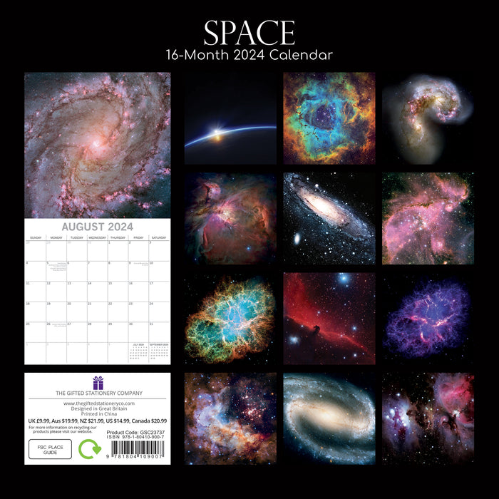 2024 Space Wall Calendar (Online Exclusive)