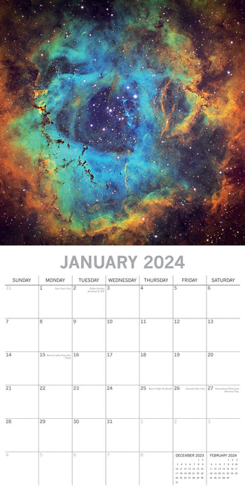2024 Space Wall Calendar (Online Exclusive)