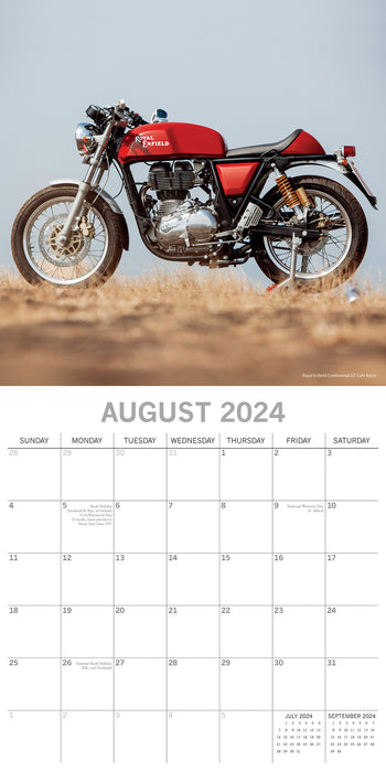 2024 Classic Bikes Wall Calendar — Calendar Club