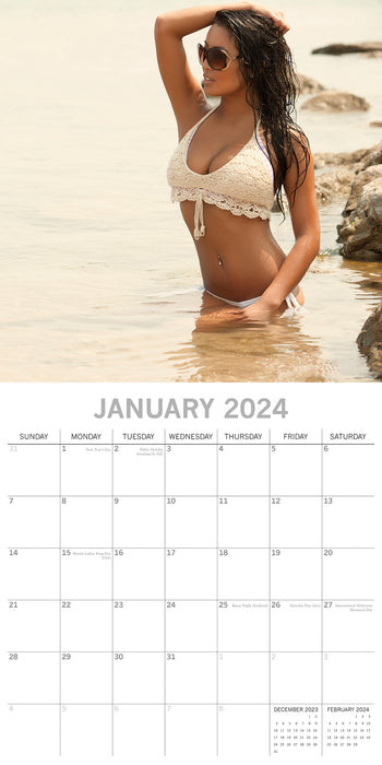 2024 Beach Babes Wall Calendar