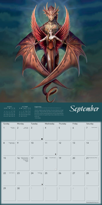 2024 Dragons by Anne Stokes Wall Calendar