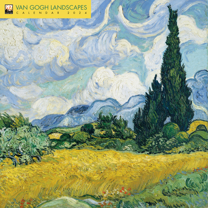 2024 Vincent van Gogh Landscapes Wall Calendar