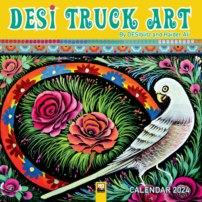 2024 Desi Truck Art Wall Calendar